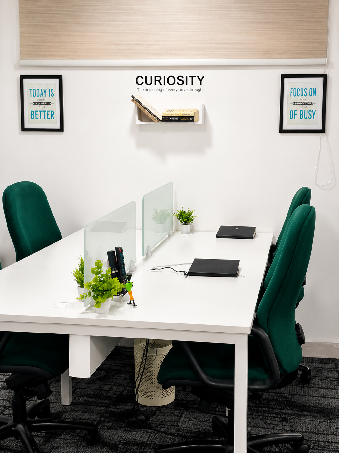 Focused work environment at KUB9